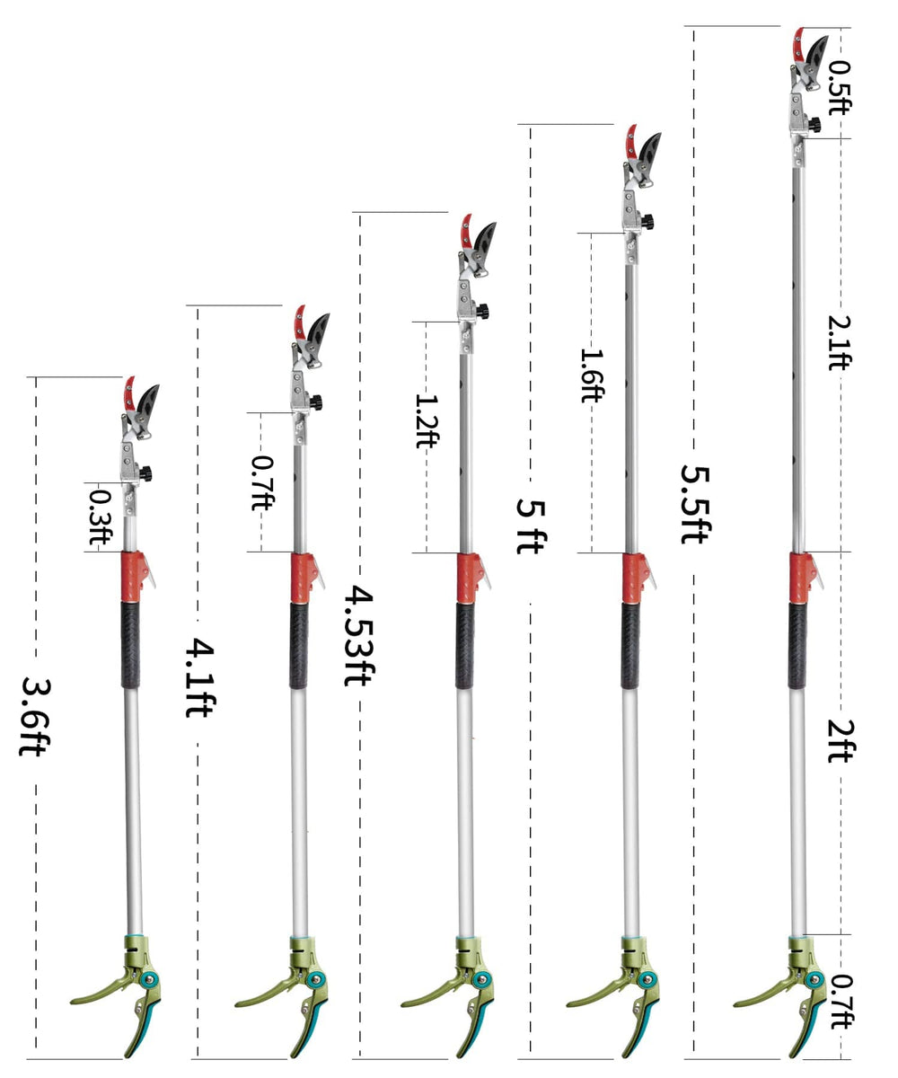 Extendable garden deals pruners